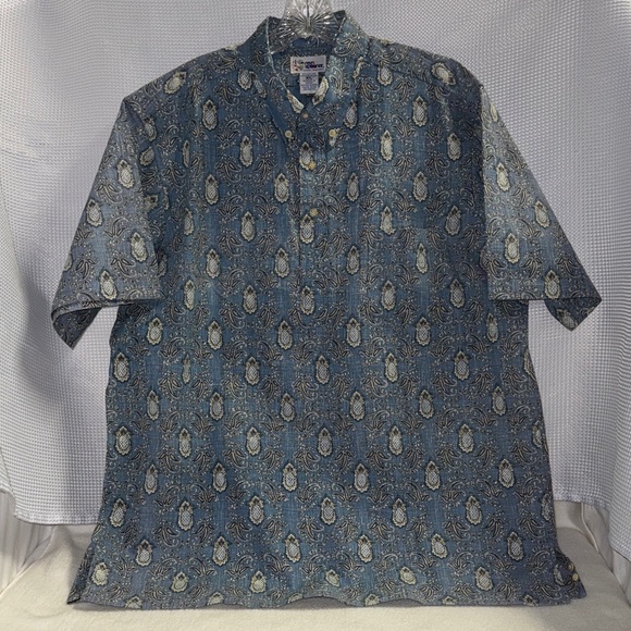reyn spooner Other - Reyn Spooner Hawaiian Aloha Shirt Pullover Pineapple Print Cotton Blend Sz XL